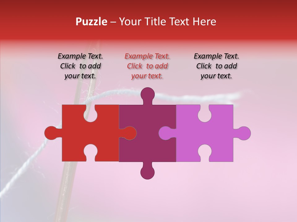 Tailor Item Craft PowerPoint Template