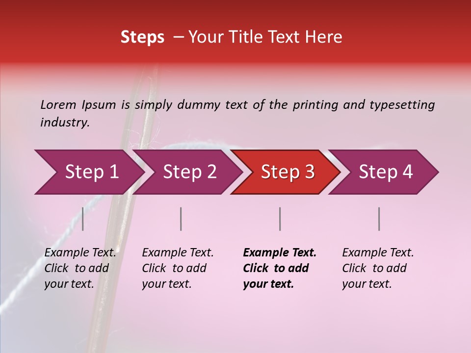Tailor Item Craft PowerPoint Template