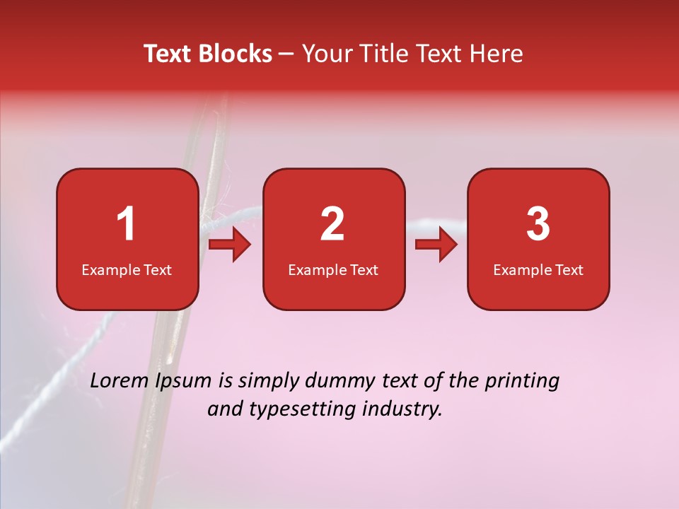 Tailor Item Craft PowerPoint Template