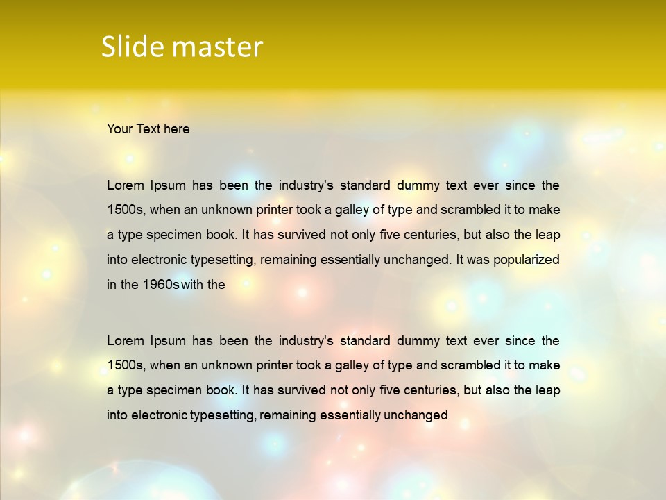 Focus Texture Xmas PowerPoint Template