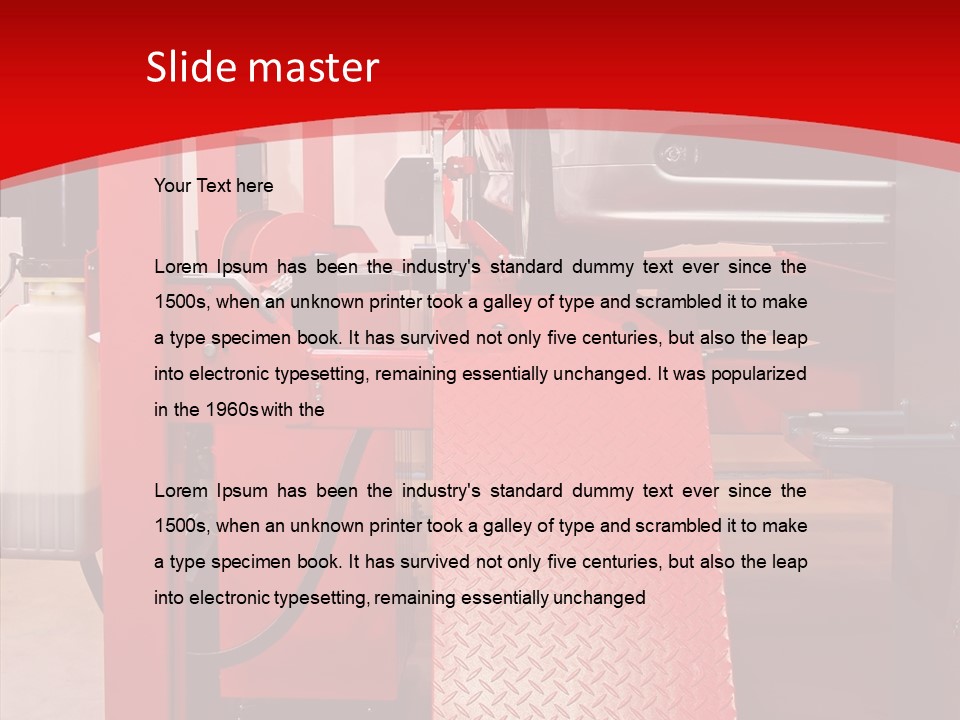 Professional Machine Electric PowerPoint Template