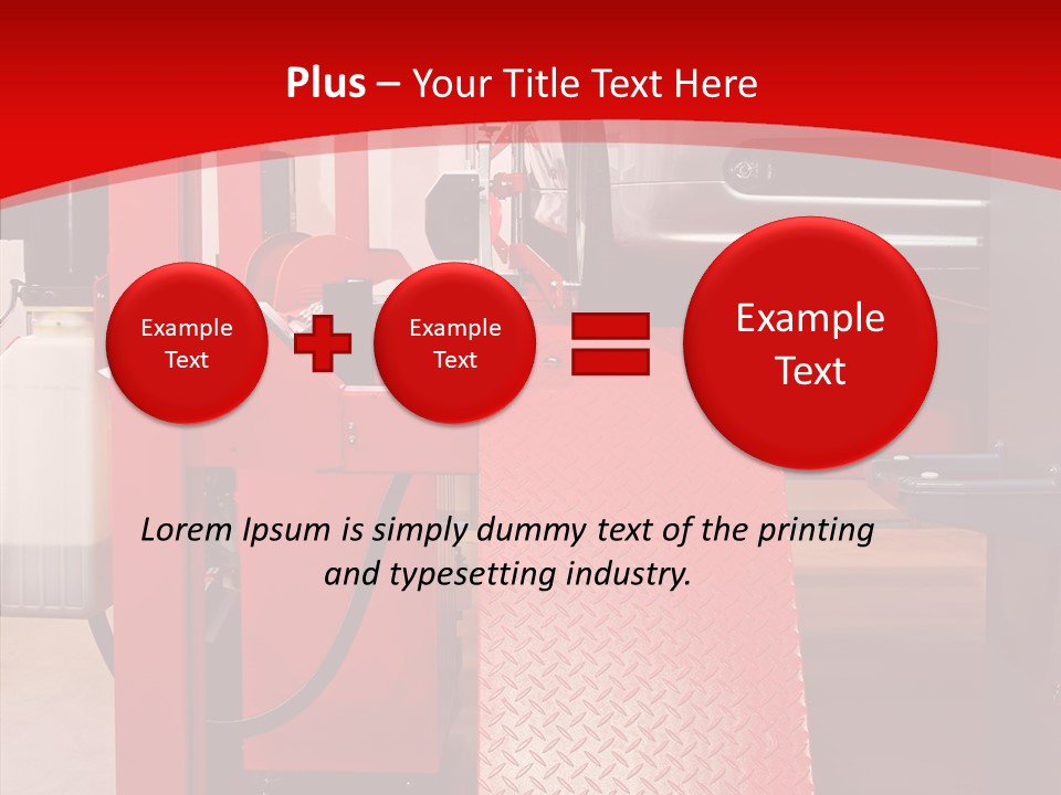 Professional Machine Electric PowerPoint Template
