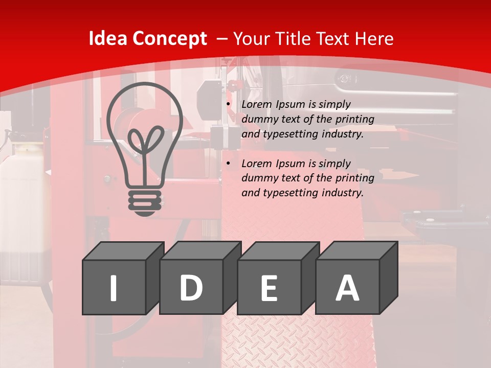 Professional Machine Electric PowerPoint Template