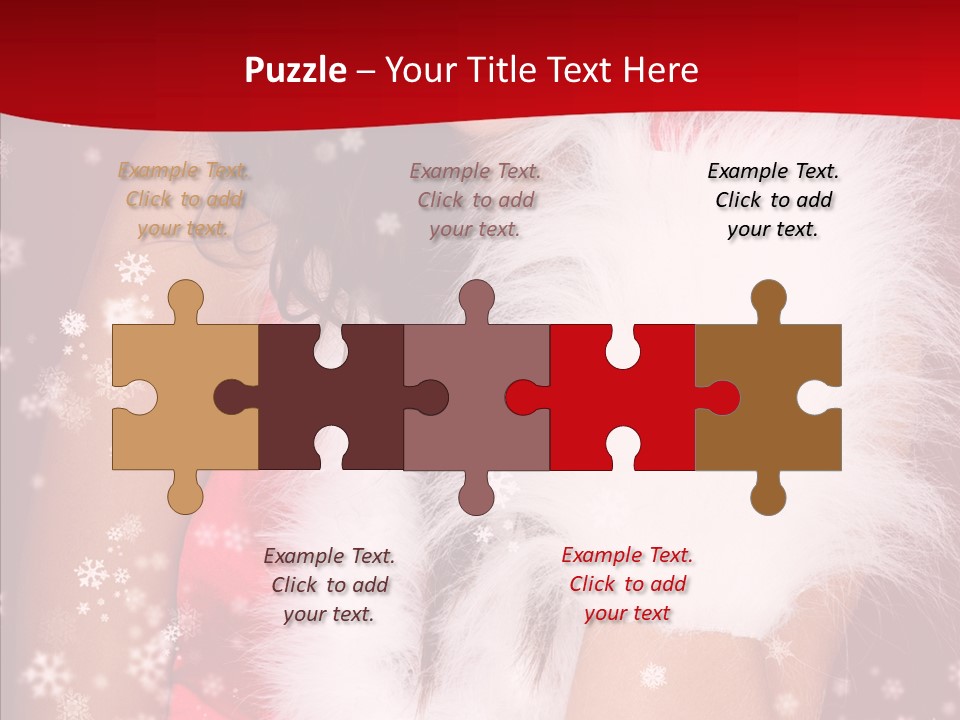 Girl Makeup Lady PowerPoint Template