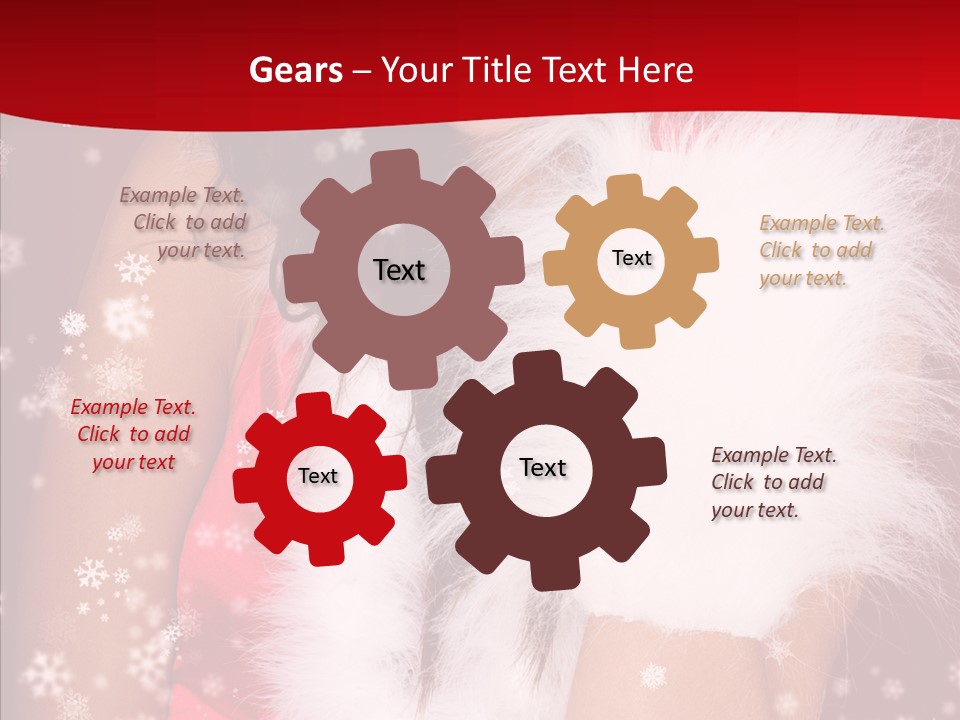 Girl Makeup Lady PowerPoint Template