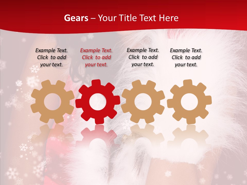 Girl Makeup Lady PowerPoint Template