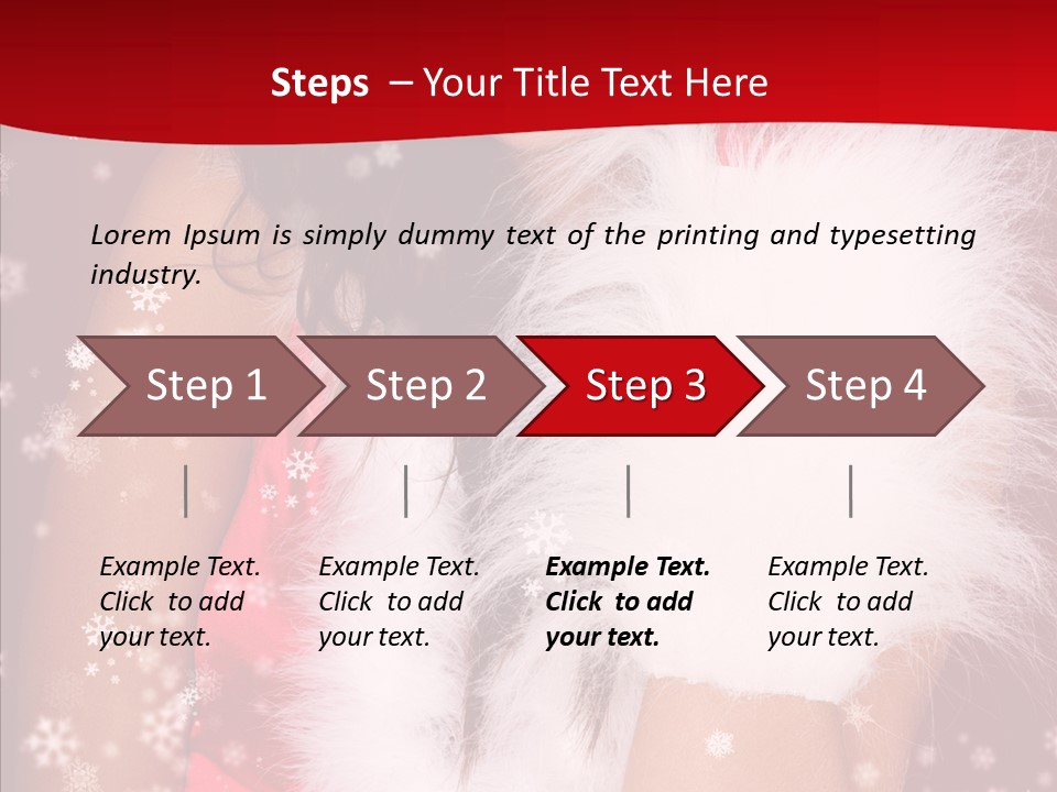 Girl Makeup Lady PowerPoint Template