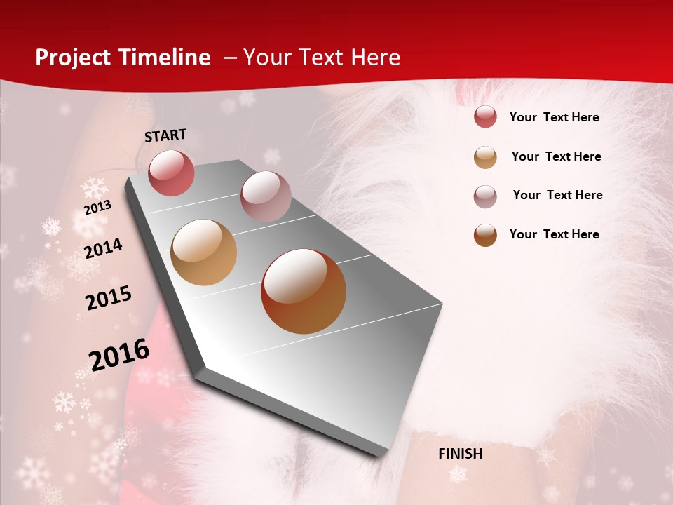 Girl Makeup Lady PowerPoint Template