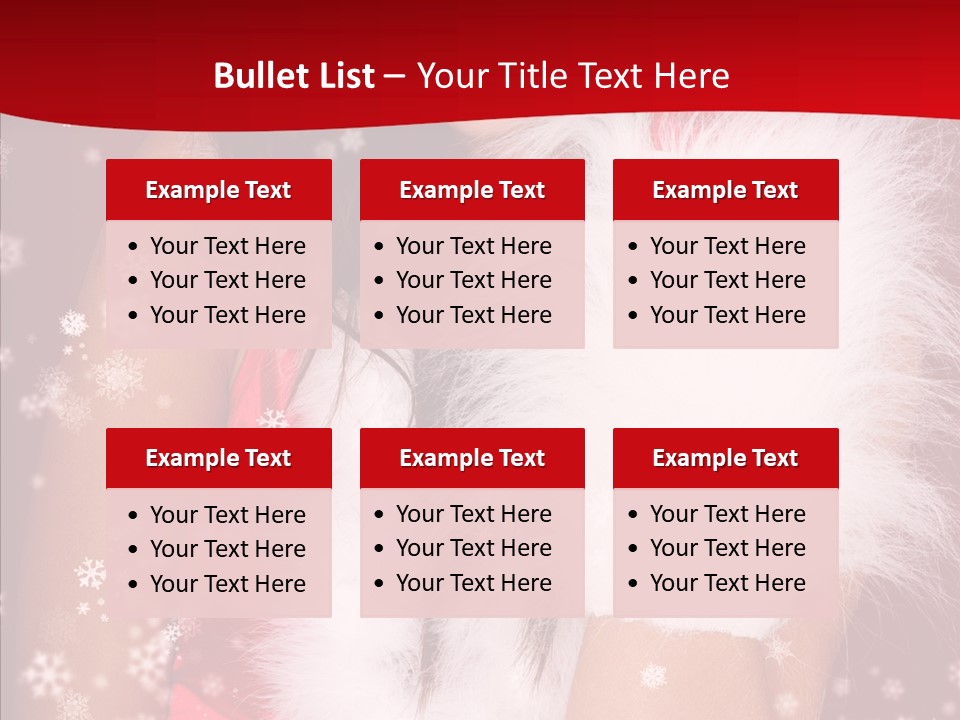 Girl Makeup Lady PowerPoint Template