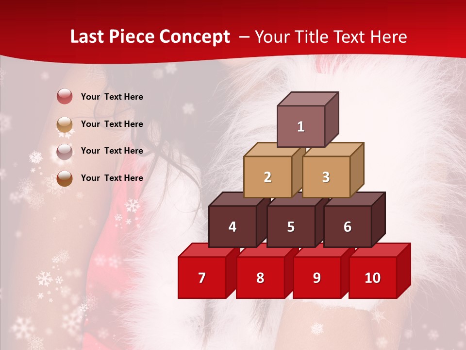 Girl Makeup Lady PowerPoint Template