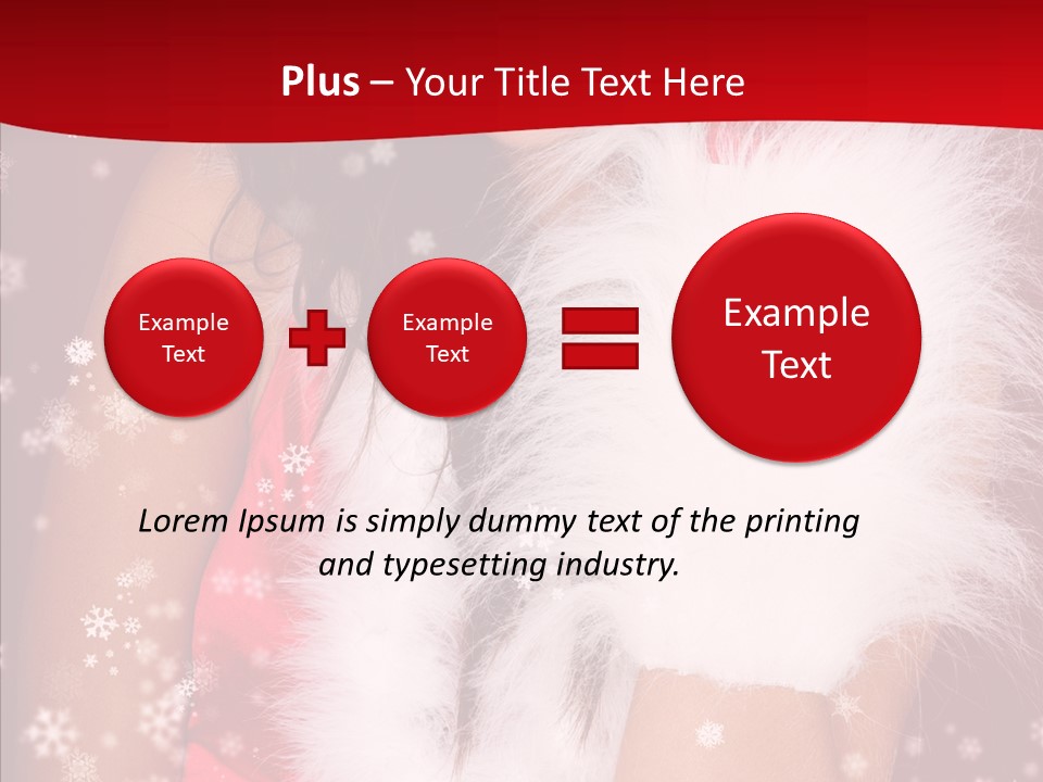 Girl Makeup Lady PowerPoint Template