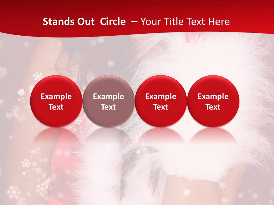 Girl Makeup Lady PowerPoint Template