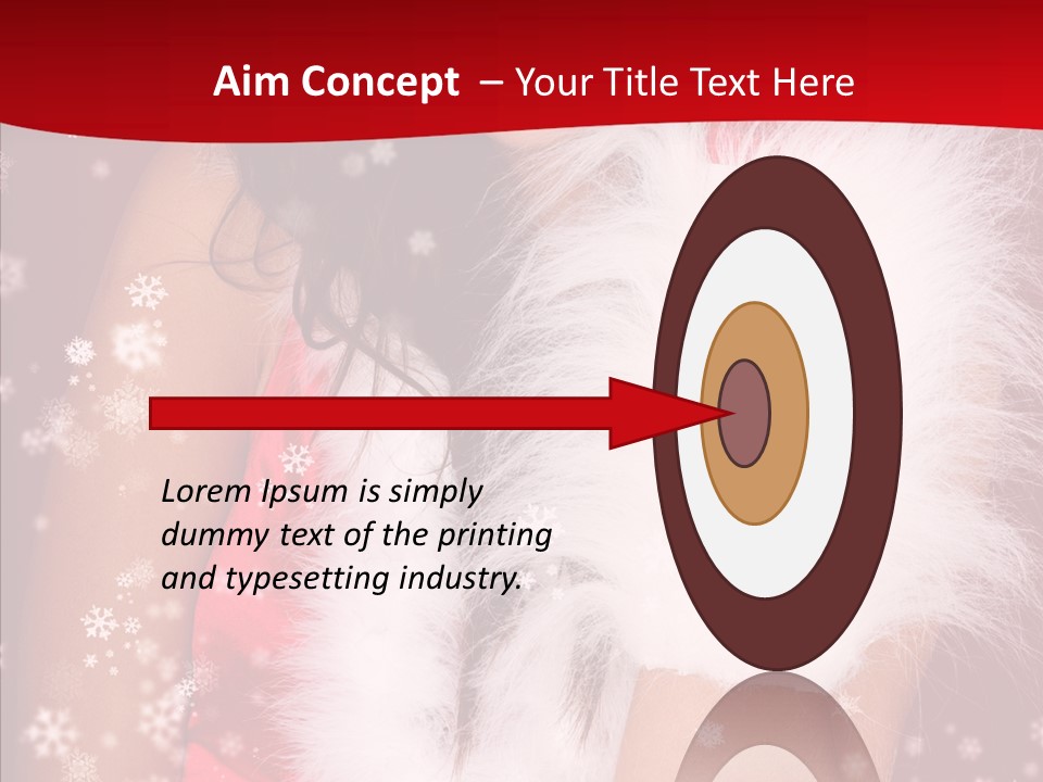 Girl Makeup Lady PowerPoint Template