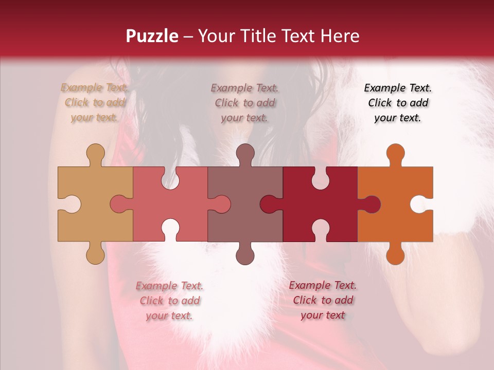 Makeover Babe White PowerPoint Template