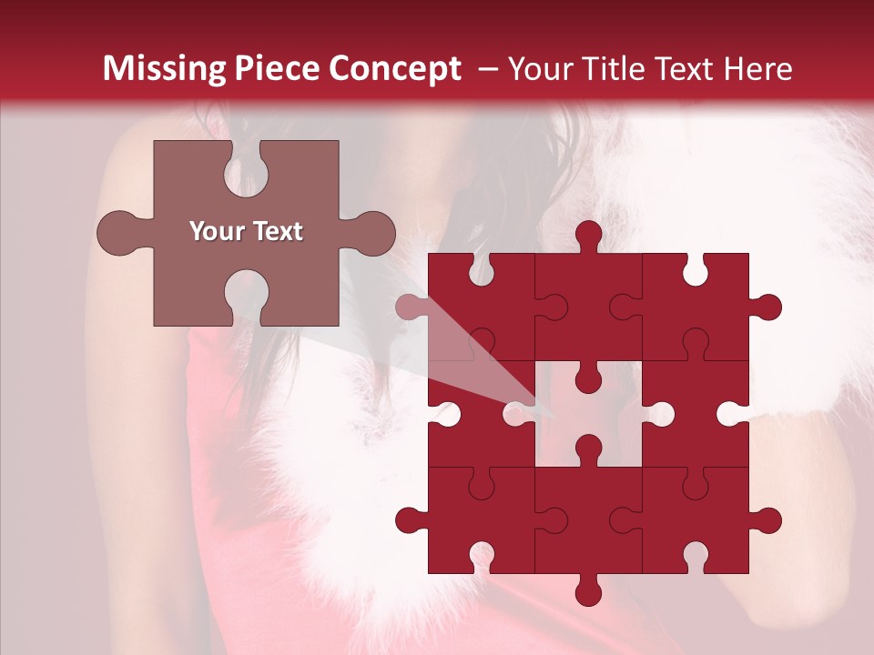 Makeover Babe White PowerPoint Template