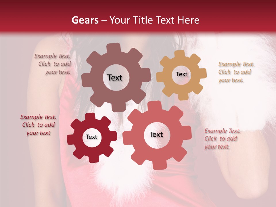 Makeover Babe White PowerPoint Template