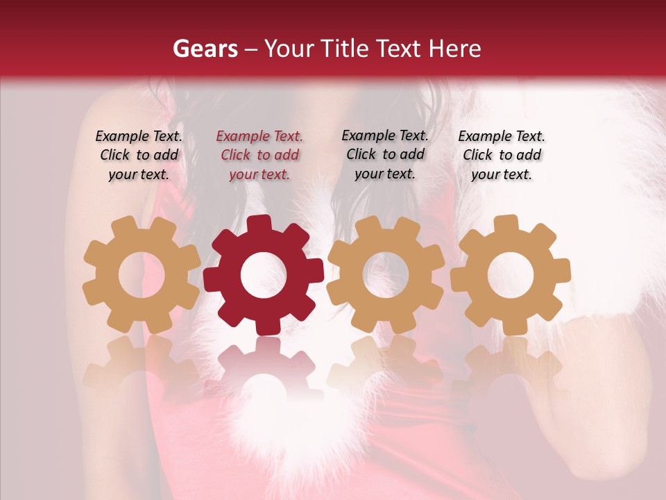 Makeover Babe White PowerPoint Template