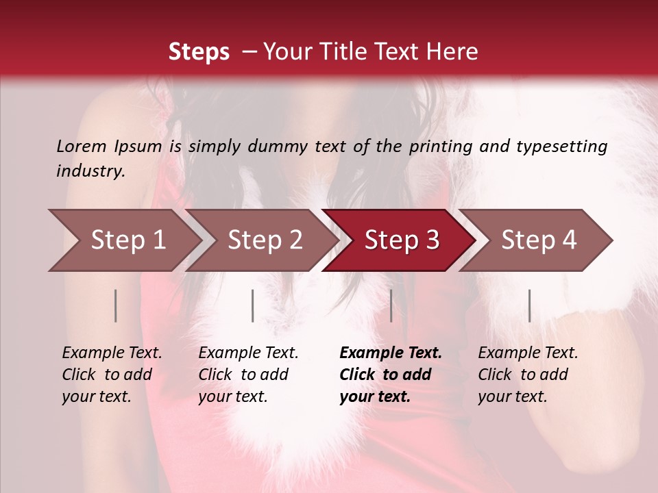 Makeover Babe White PowerPoint Template