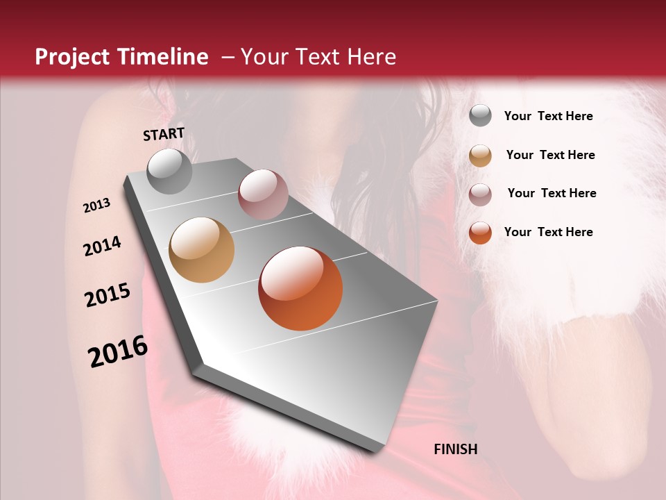 Makeover Babe White PowerPoint Template