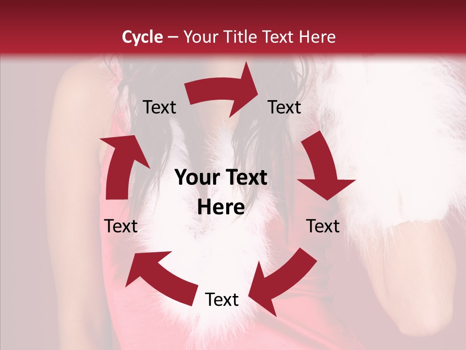 Makeover Babe White PowerPoint Template