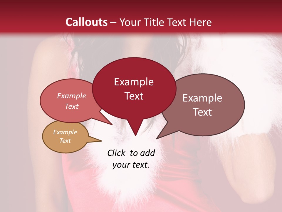 Makeover Babe White PowerPoint Template