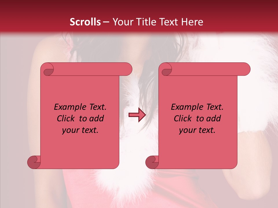 Makeover Babe White PowerPoint Template