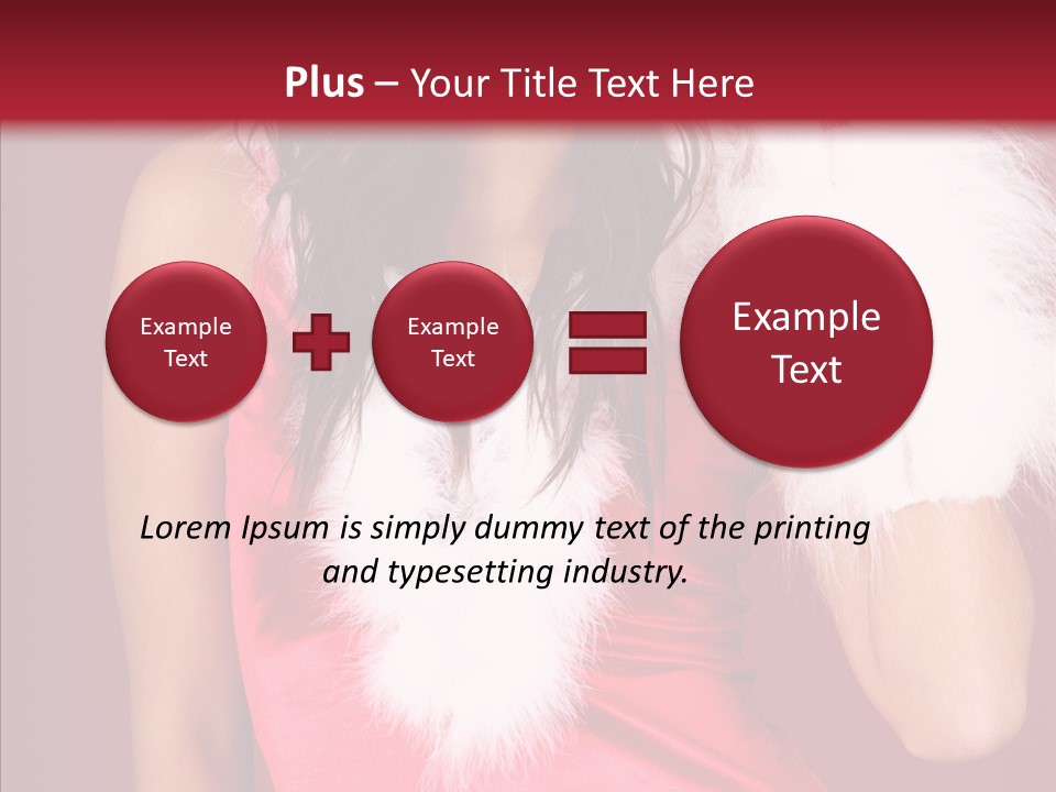 Makeover Babe White PowerPoint Template
