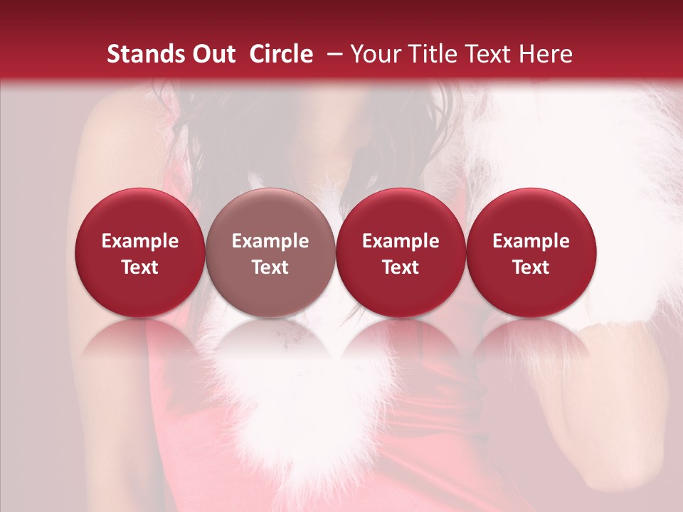 Makeover Babe White PowerPoint Template