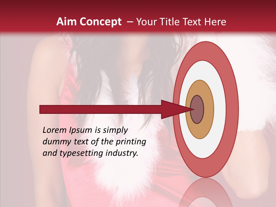 Makeover Babe White PowerPoint Template