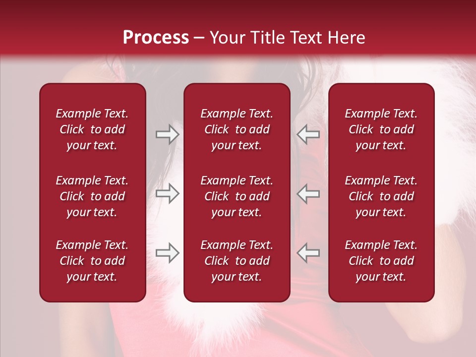Makeover Babe White PowerPoint Template