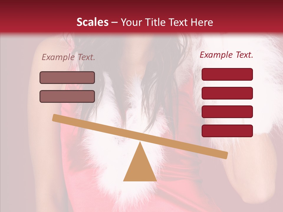 Makeover Babe White PowerPoint Template