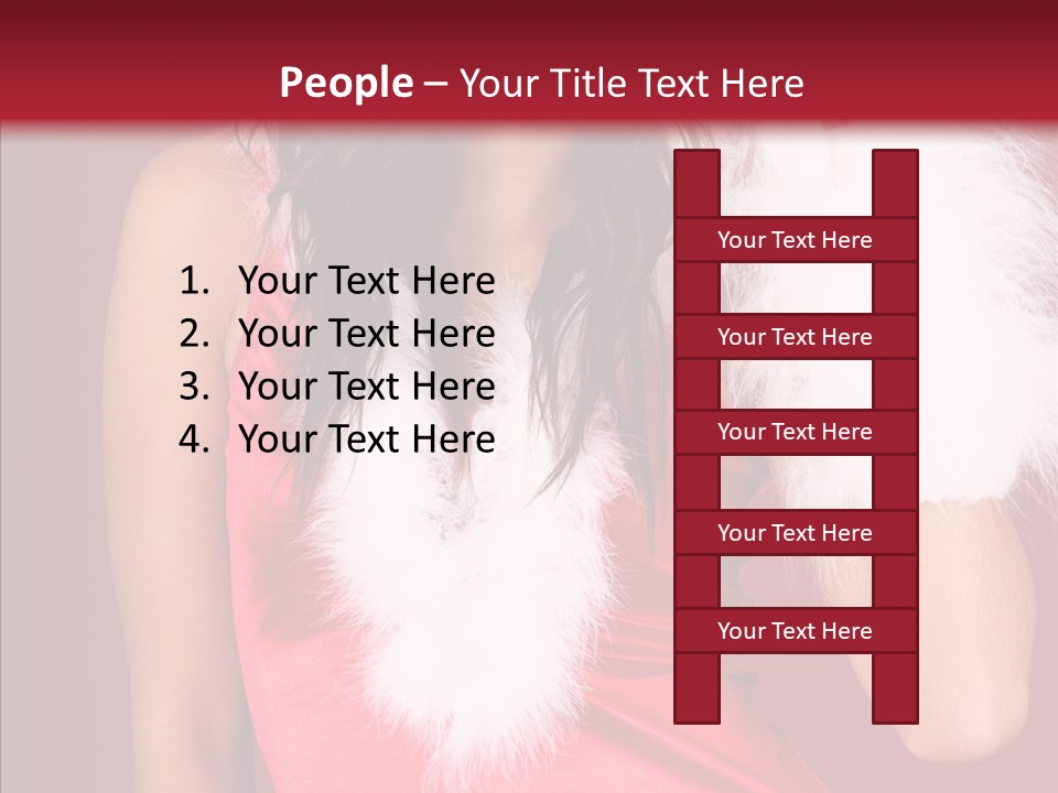 Makeover Babe White PowerPoint Template