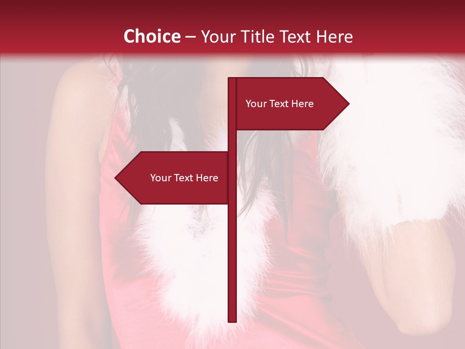 Makeover Babe White PowerPoint Template
