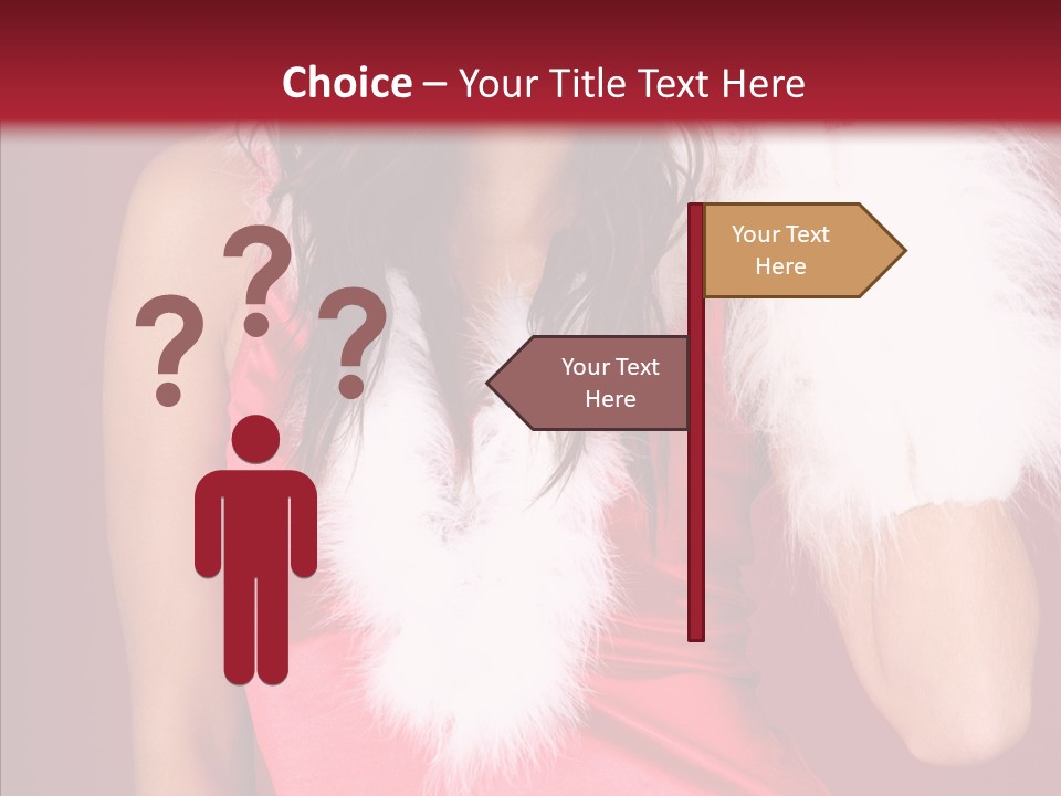 Makeover Babe White PowerPoint Template