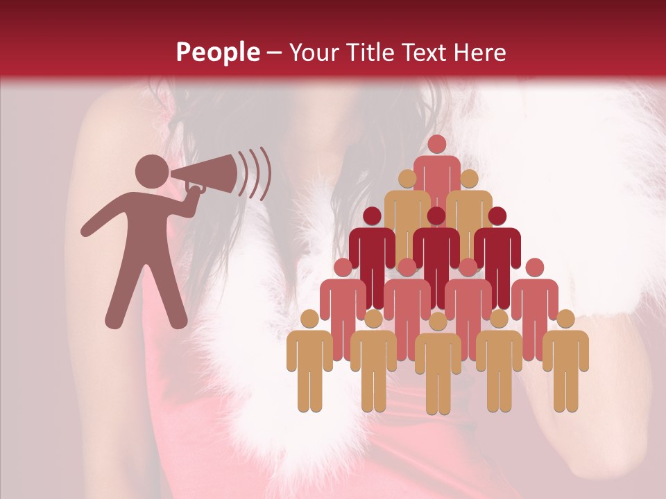 Makeover Babe White PowerPoint Template