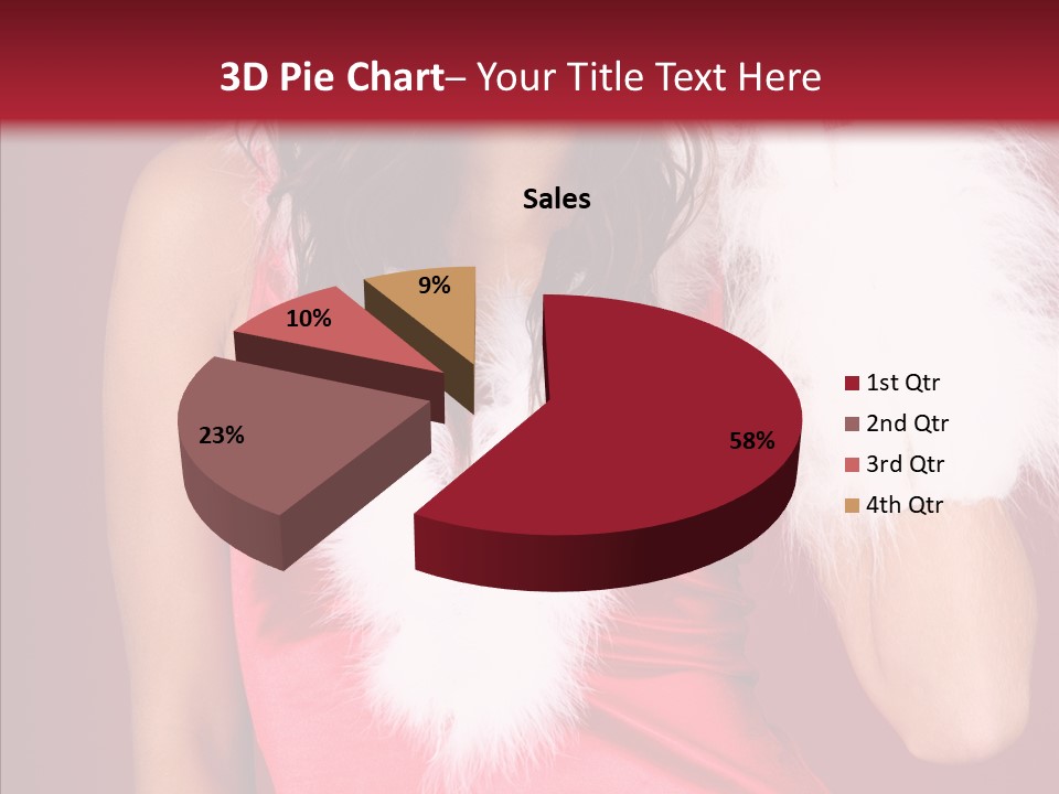Makeover Babe White PowerPoint Template