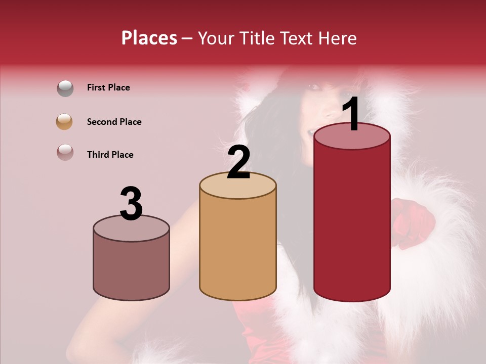 Brunette Hood Sensual PowerPoint Template
