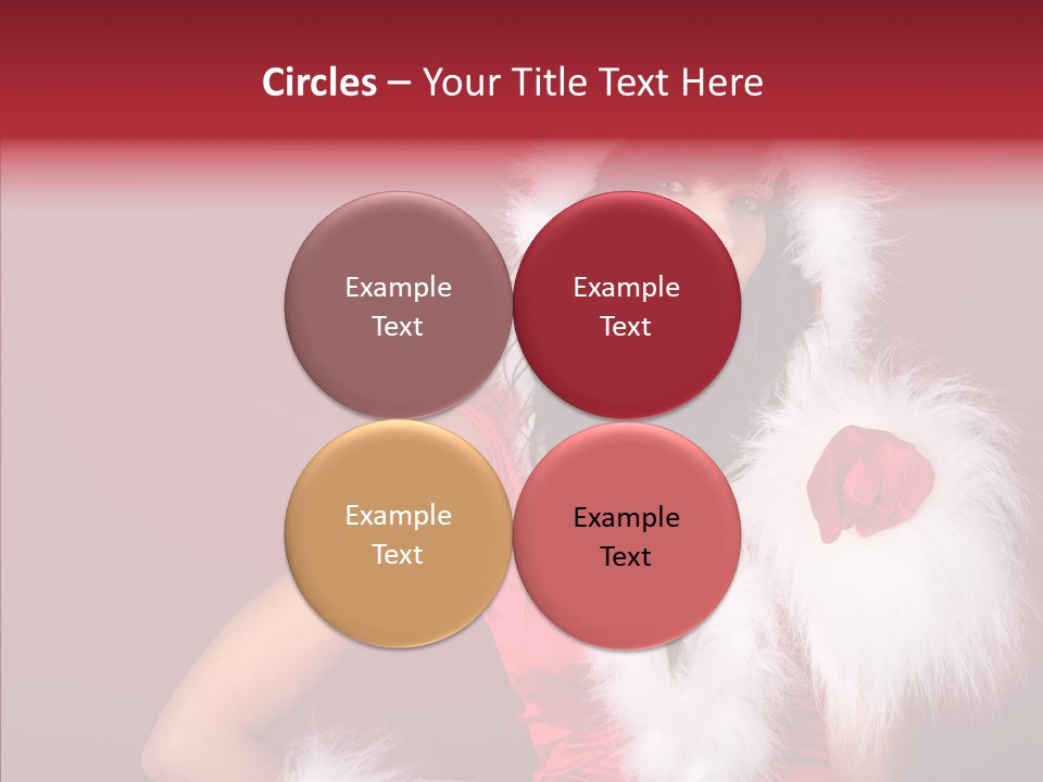 Brunette Hood Sensual PowerPoint Template