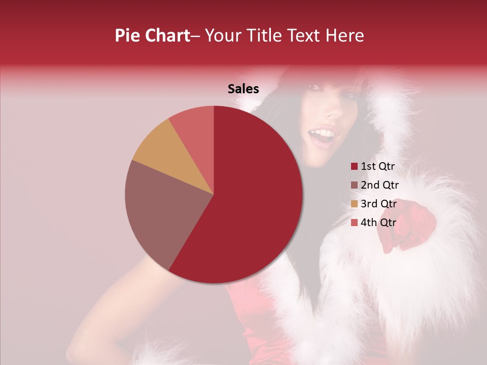 Brunette Hood Sensual PowerPoint Template