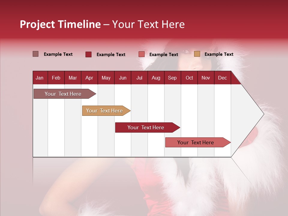 Brunette Hood Sensual PowerPoint Template