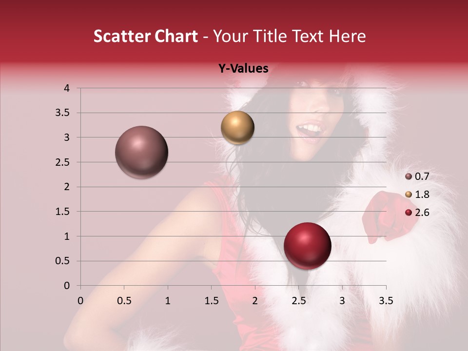 Brunette Hood Sensual PowerPoint Template
