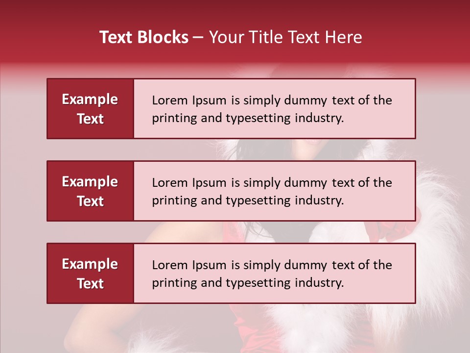 Brunette Hood Sensual PowerPoint Template