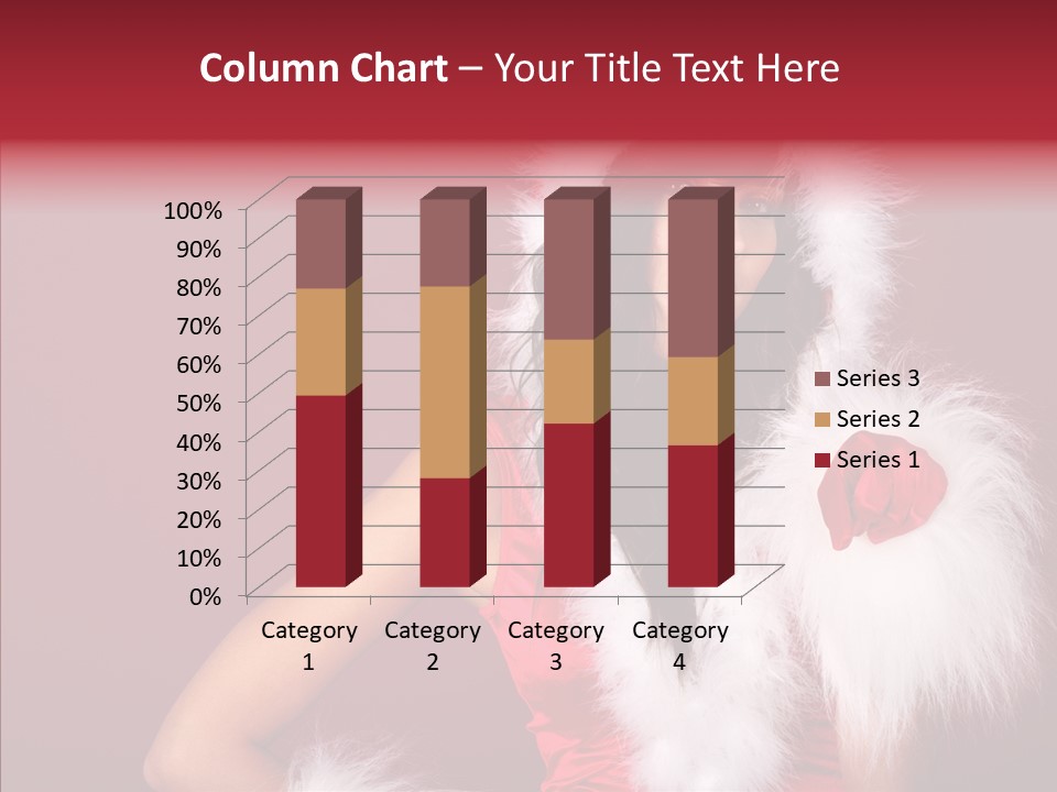 Brunette Hood Sensual PowerPoint Template