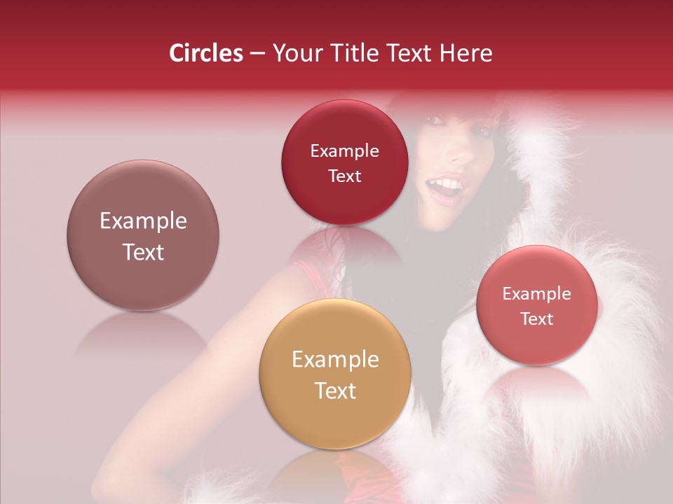 Brunette Hood Sensual PowerPoint Template
