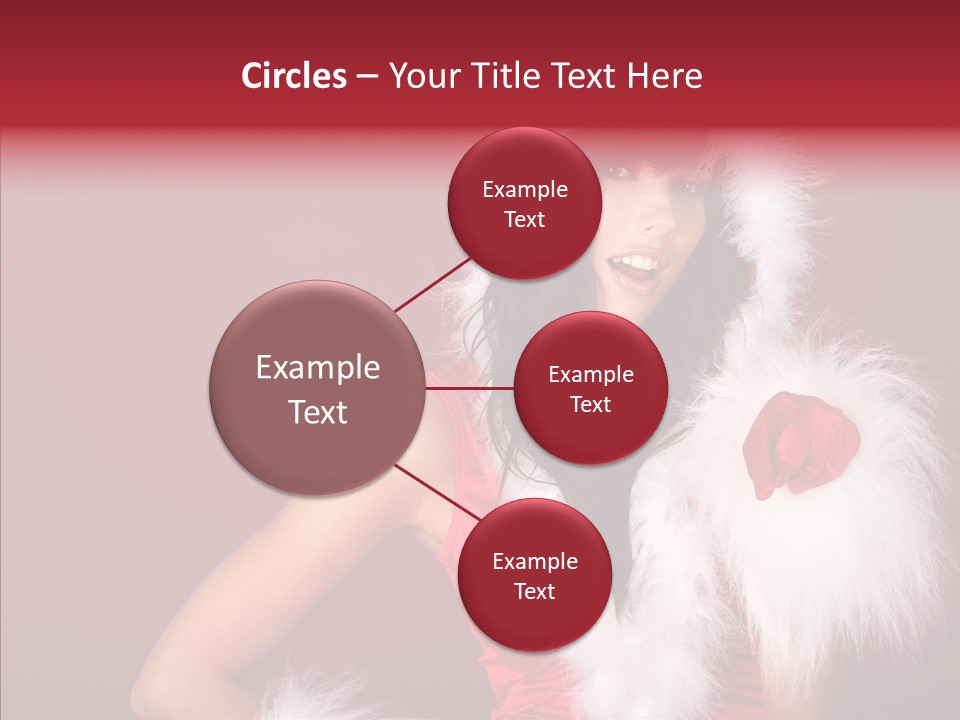 Brunette Hood Sensual PowerPoint Template