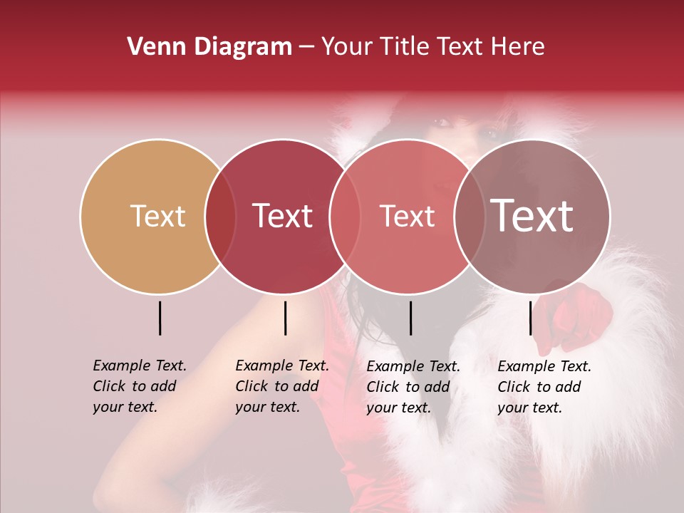 Brunette Hood Sensual PowerPoint Template