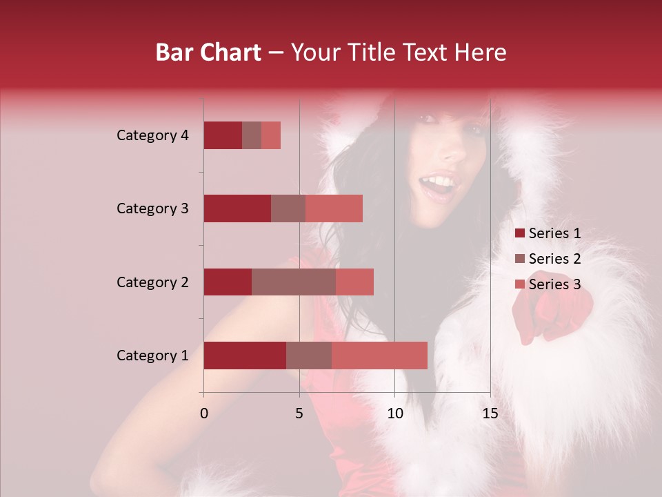 Brunette Hood Sensual PowerPoint Template