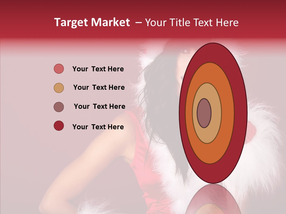 Brunette Hood Sensual PowerPoint Template