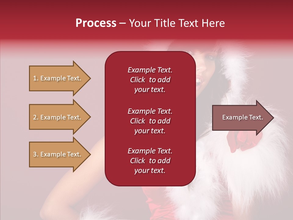 Brunette Hood Sensual PowerPoint Template