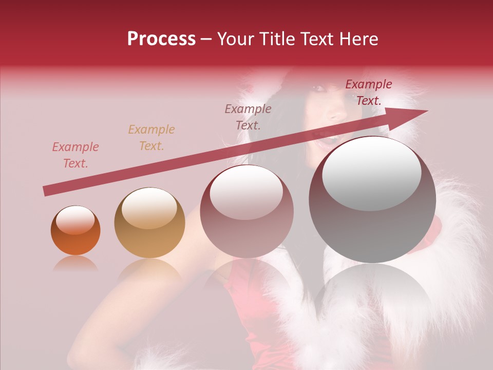 Brunette Hood Sensual PowerPoint Template